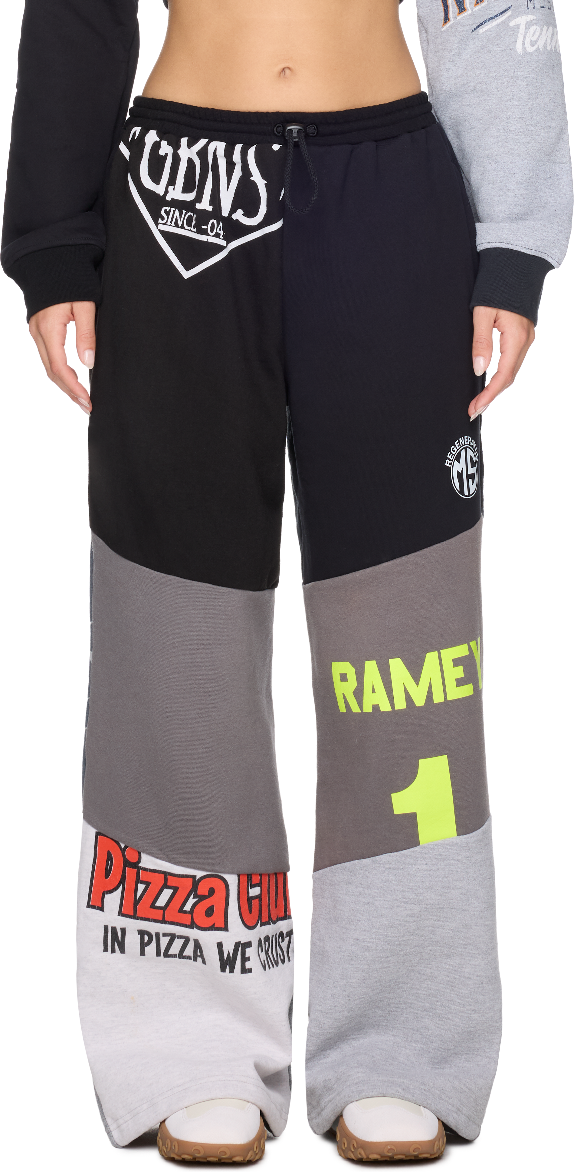 Marine Serre Upcycled Graphic Sweatshirts Sweatpants