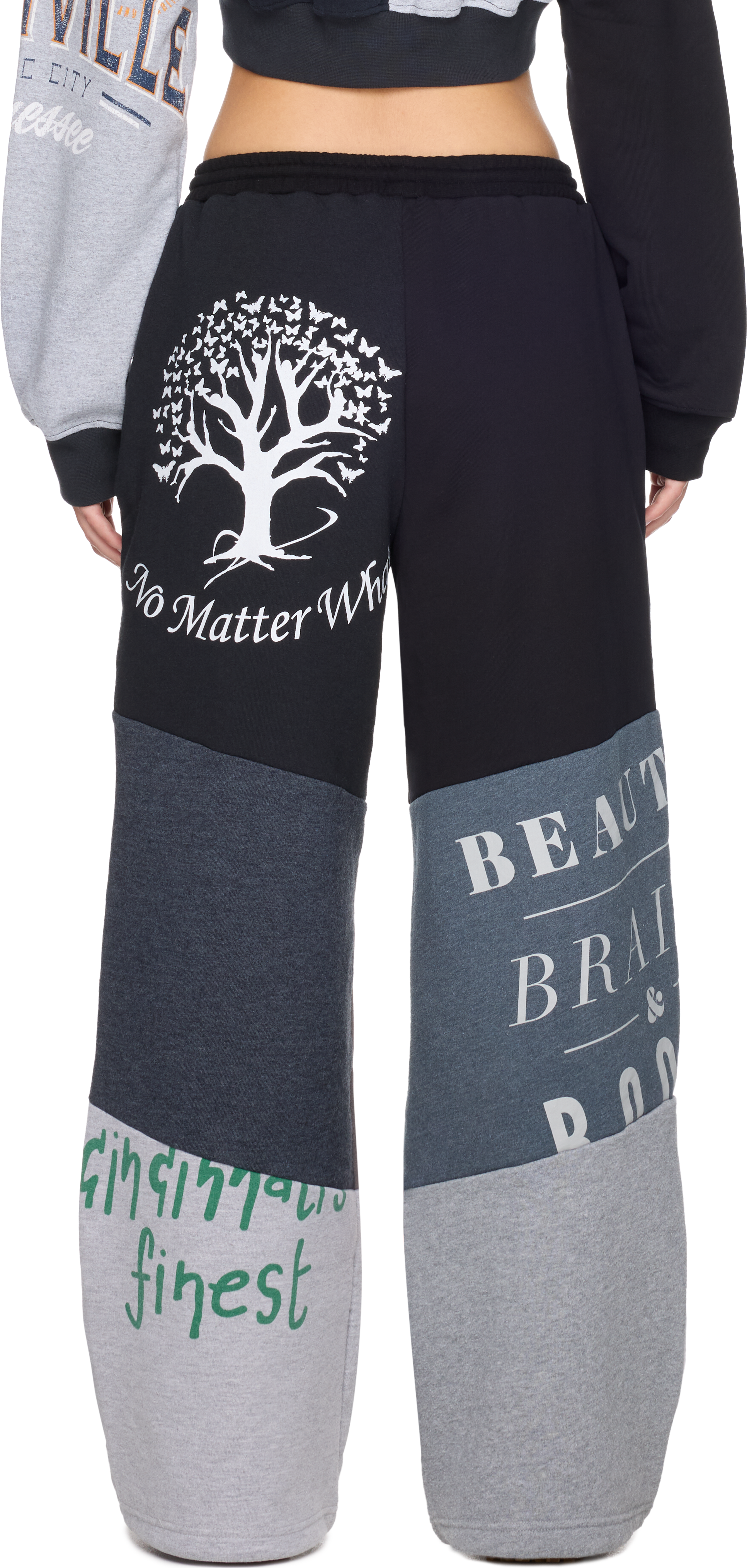 Marine Serre Upcycled Graphic Sweatshirts Sweatpants