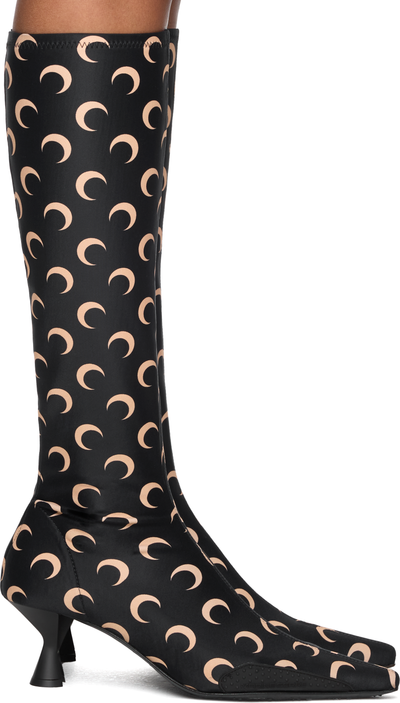 Marine Serre Moon Printed Jersey MS Still Boots