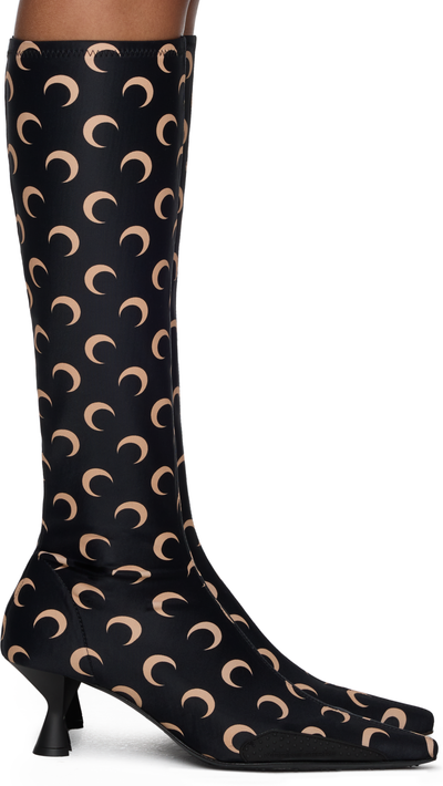 Marine Serre Moon Printed Jersey MS Still Boots