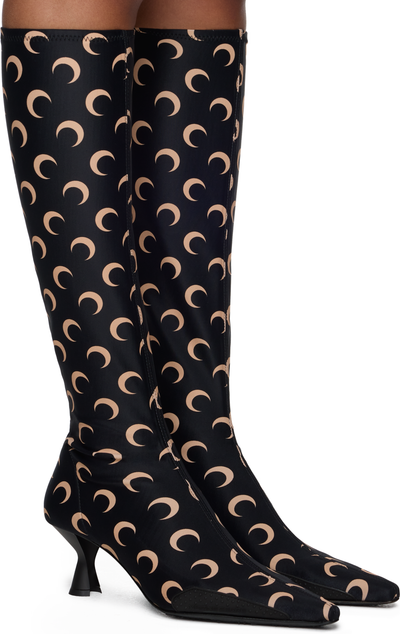 Marine Serre Moon Printed Jersey MS Still Boots