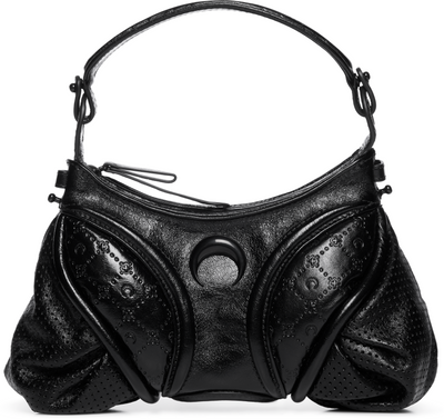Marine Serre Embossed Leather Futura Mini Bag
