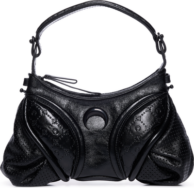 Marine Serre Embossed Leather Futura Mini Bag