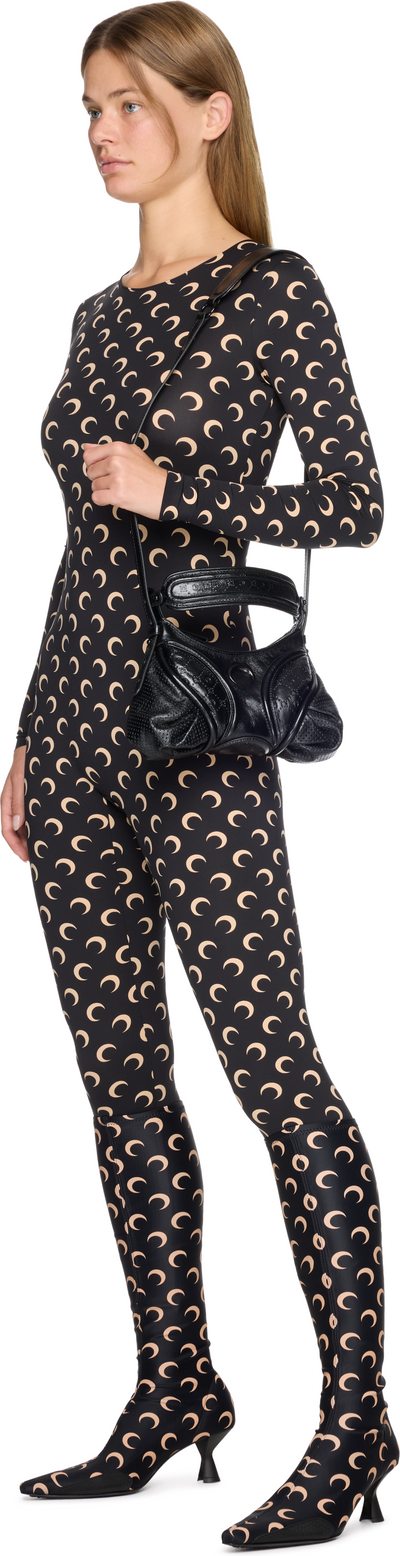 Marine Serre Embossed Leather Futura Mini Bag