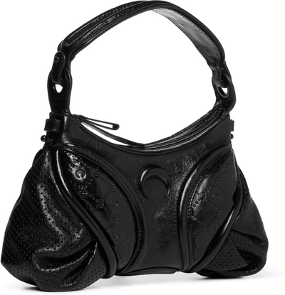 Marine Serre Embossed Leather Futura Mini Bag