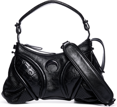 Marine Serre Embossed Leather Futura Mini Bag