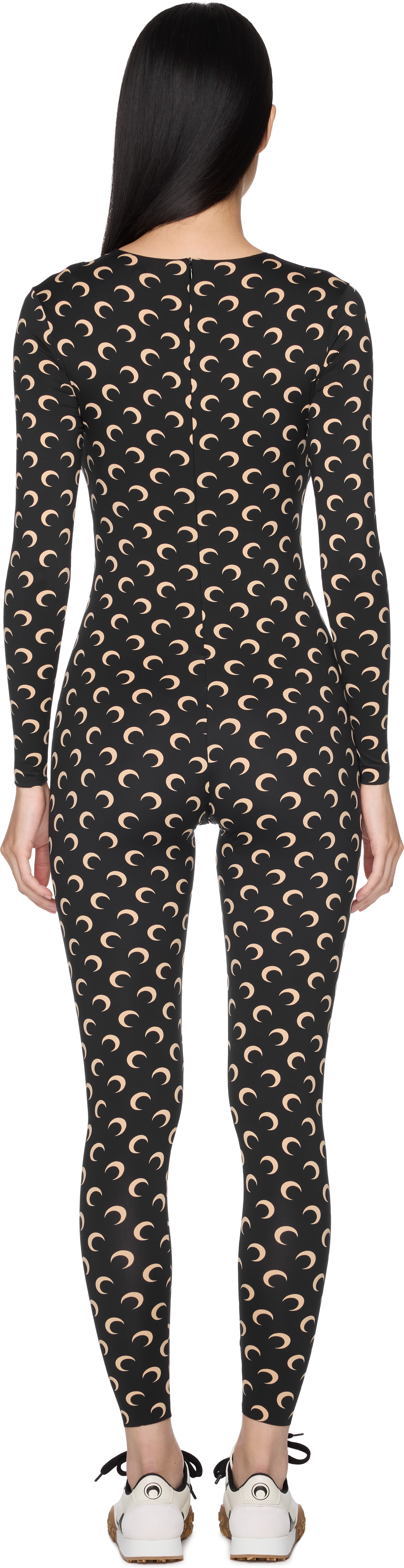 Marine Serre Recycled Jersey Moon Catsuit