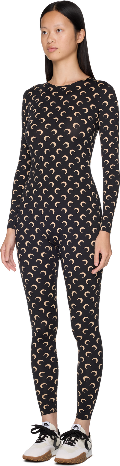 Marine Serre Recycled Jersey Moon Catsuit