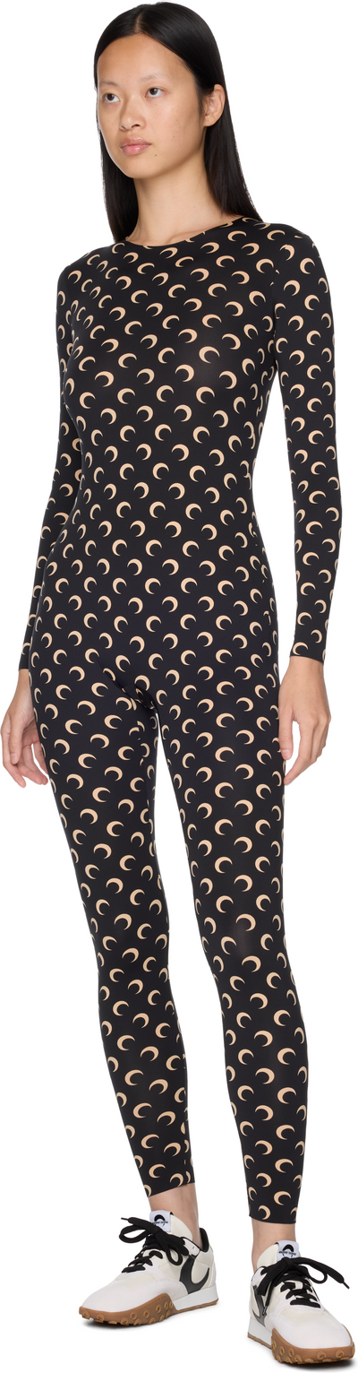 Marine Serre Recycled Jersey Moon Catsuit