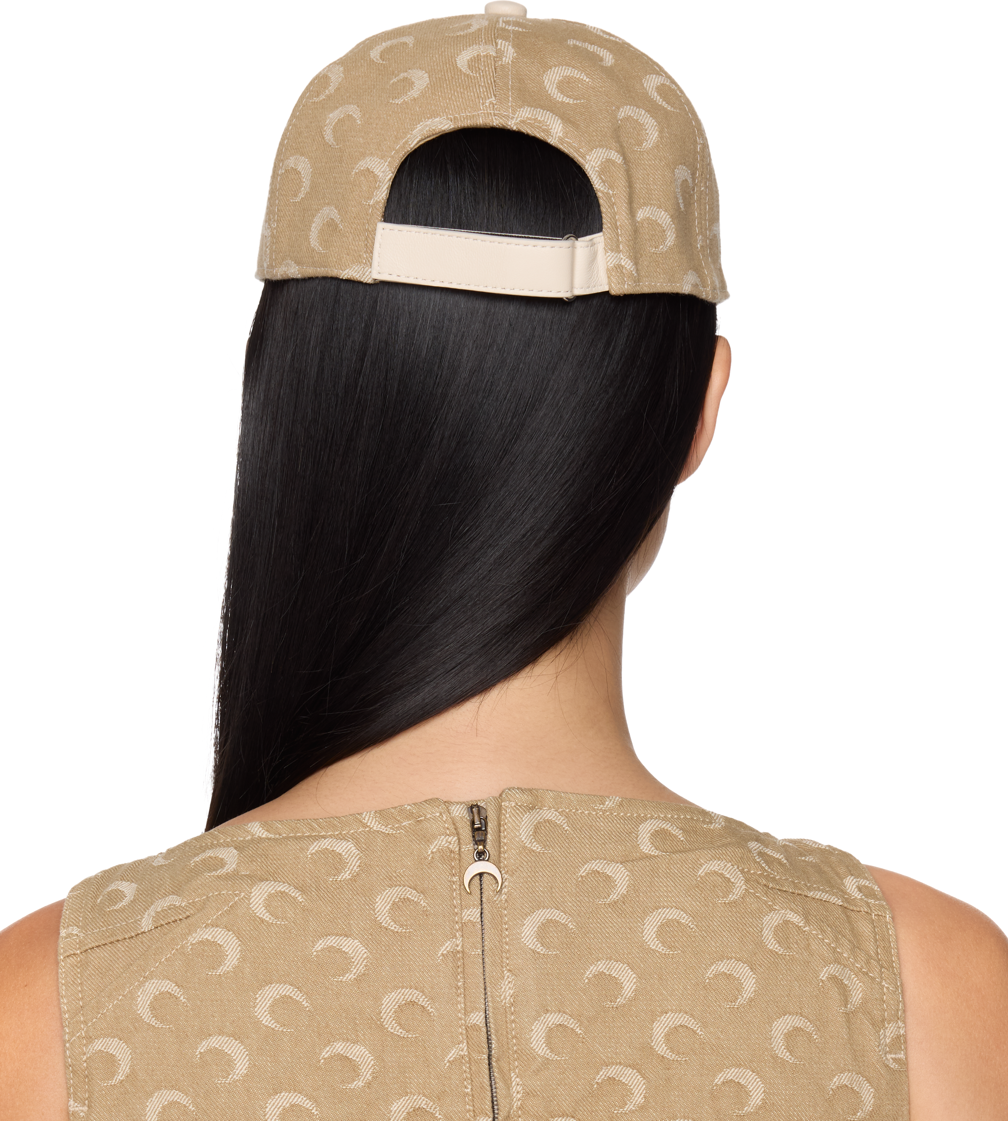 Marine Serre Moon Jacquard Twill Baseball Cap