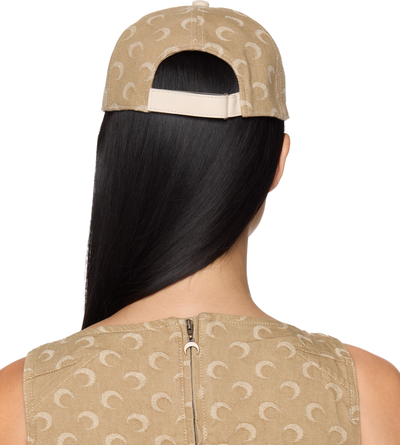 Marine Serre Moon Jacquard Twill Baseball Cap