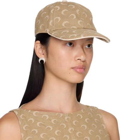 Marine Serre Moon Jacquard Twill Baseball Cap