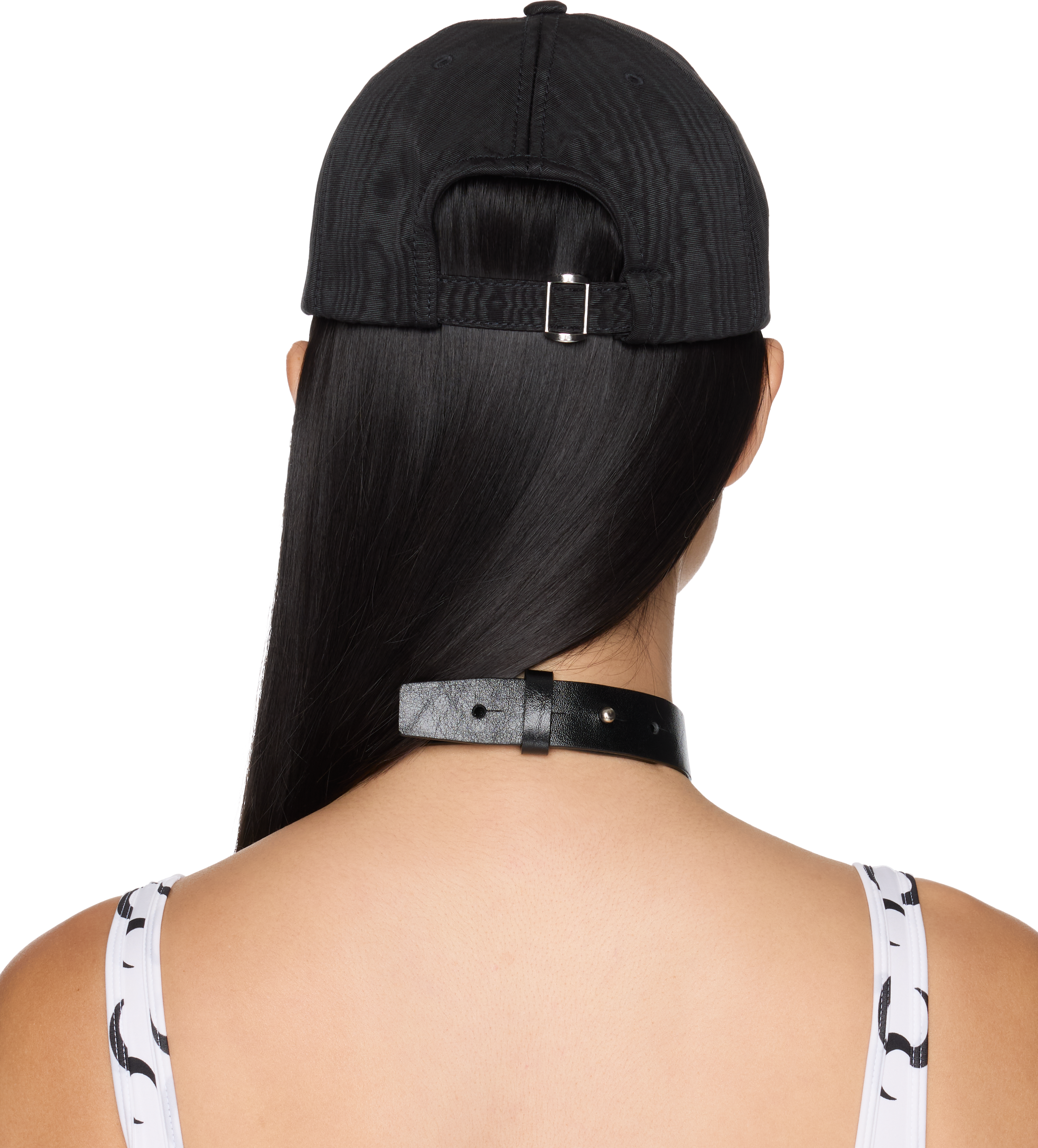 Marine Serre Regenerated Moire Baseball Cap