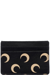 Picture of Moon Screen Print Leather Card Holder