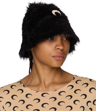 Marine Serre Wild Puffy Knit Bucket Hat