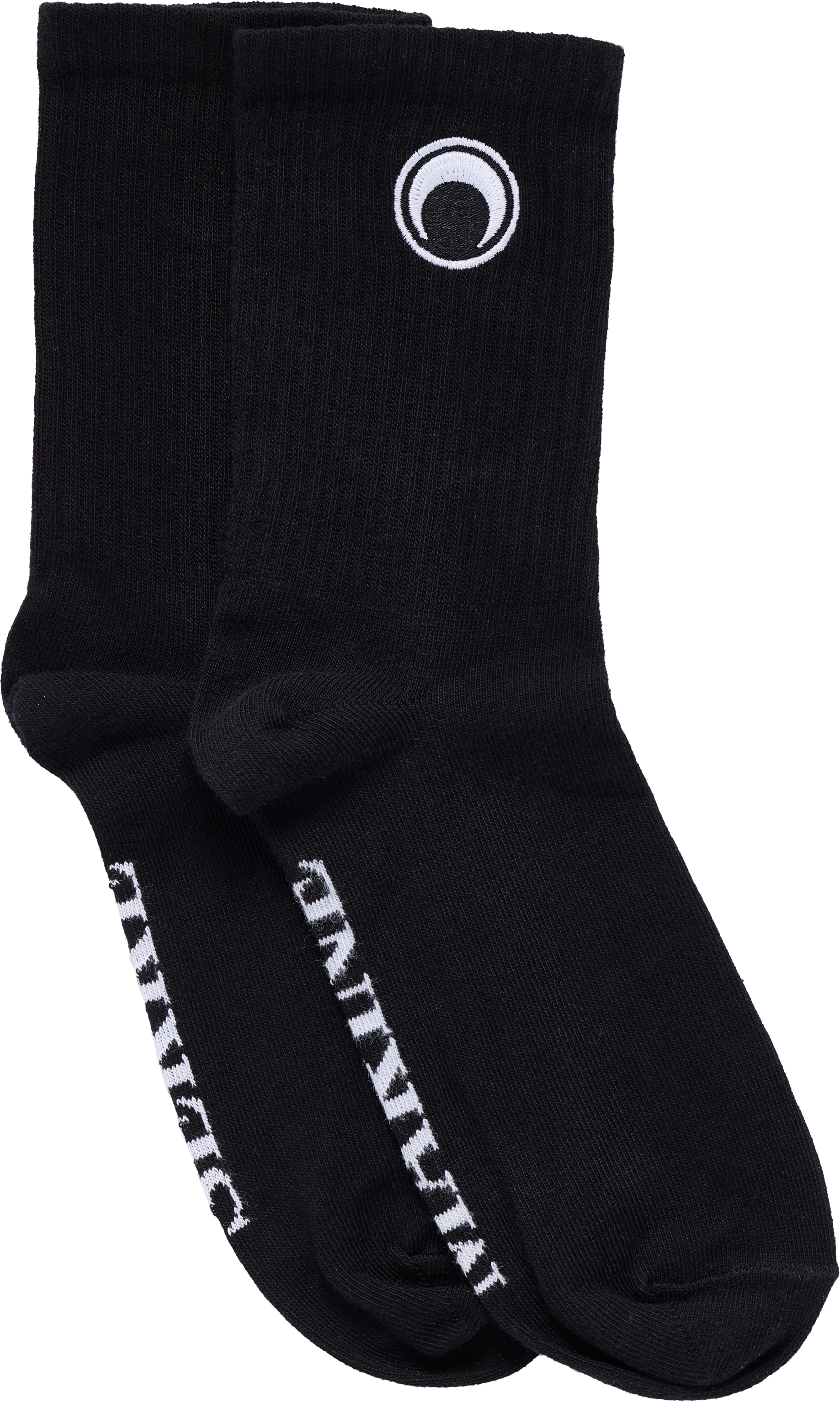 Marine Serre Organic Cotton Ribbed Ankle Socks