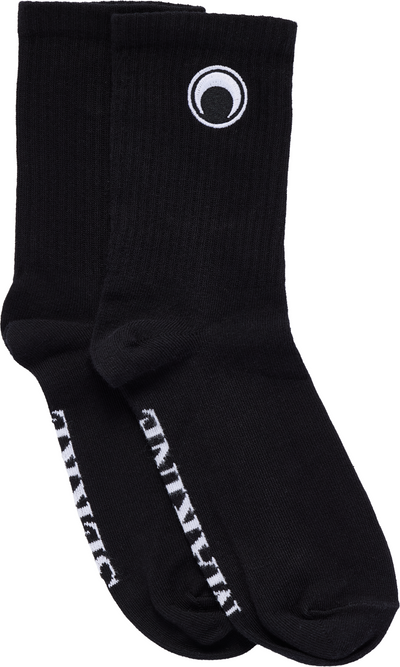 Marine Serre Organic Cotton Ribbed Ankle Socks