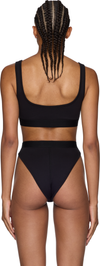 Marine Serre Moon Logo Stretched Jersey Sport Bra
