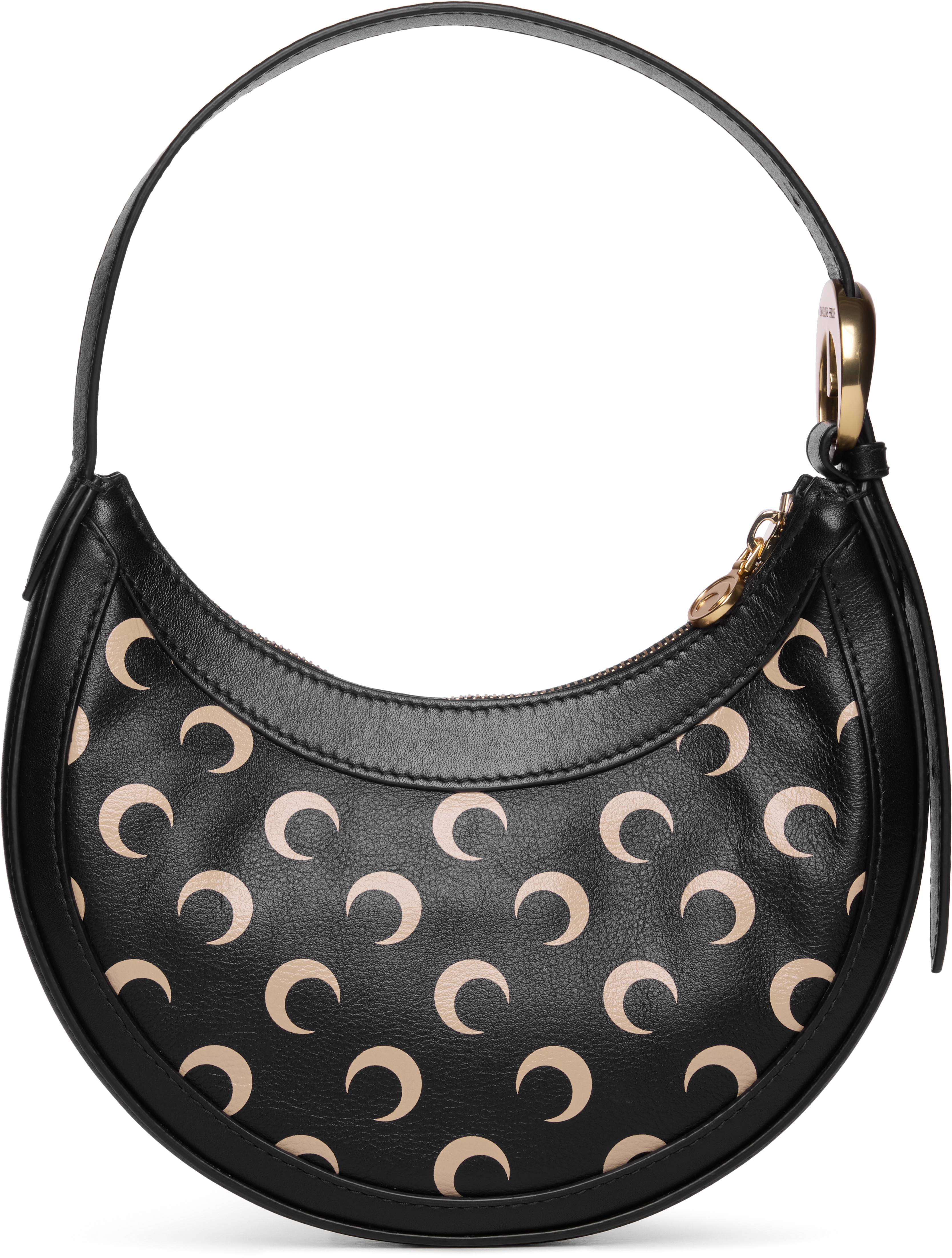 Marine Serre AOM Screen Print Leather Eclips Mini Bag
