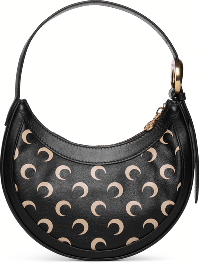 Marine Serre AOM Screen Print Leather Eclips Mini Bag