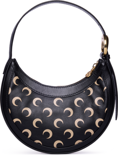 Marine Serre AOM Screen Print Leather Eclips Mini Bag