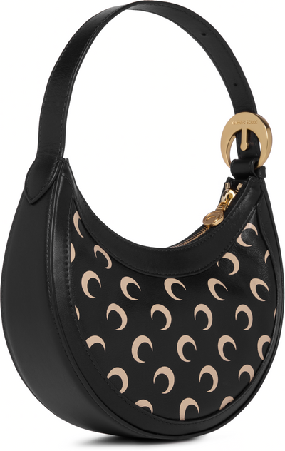 Marine Serre AOM Screen Print Leather Eclips Mini Bag