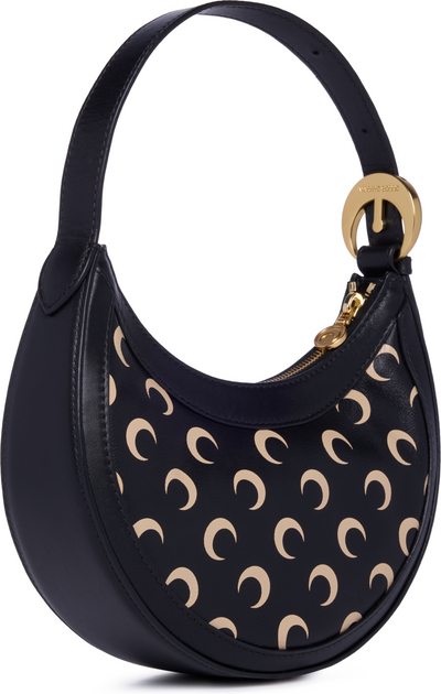 Marine Serre AOM Screen Print Leather Eclips Mini Bag