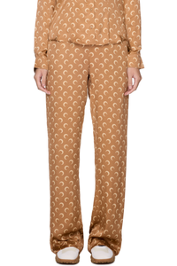 Picture of Moon Printed Flou Drawstring Trousers