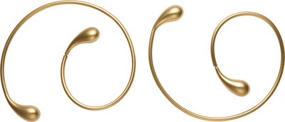 Hugo Kreit Pistil Mega Hoop Earrings