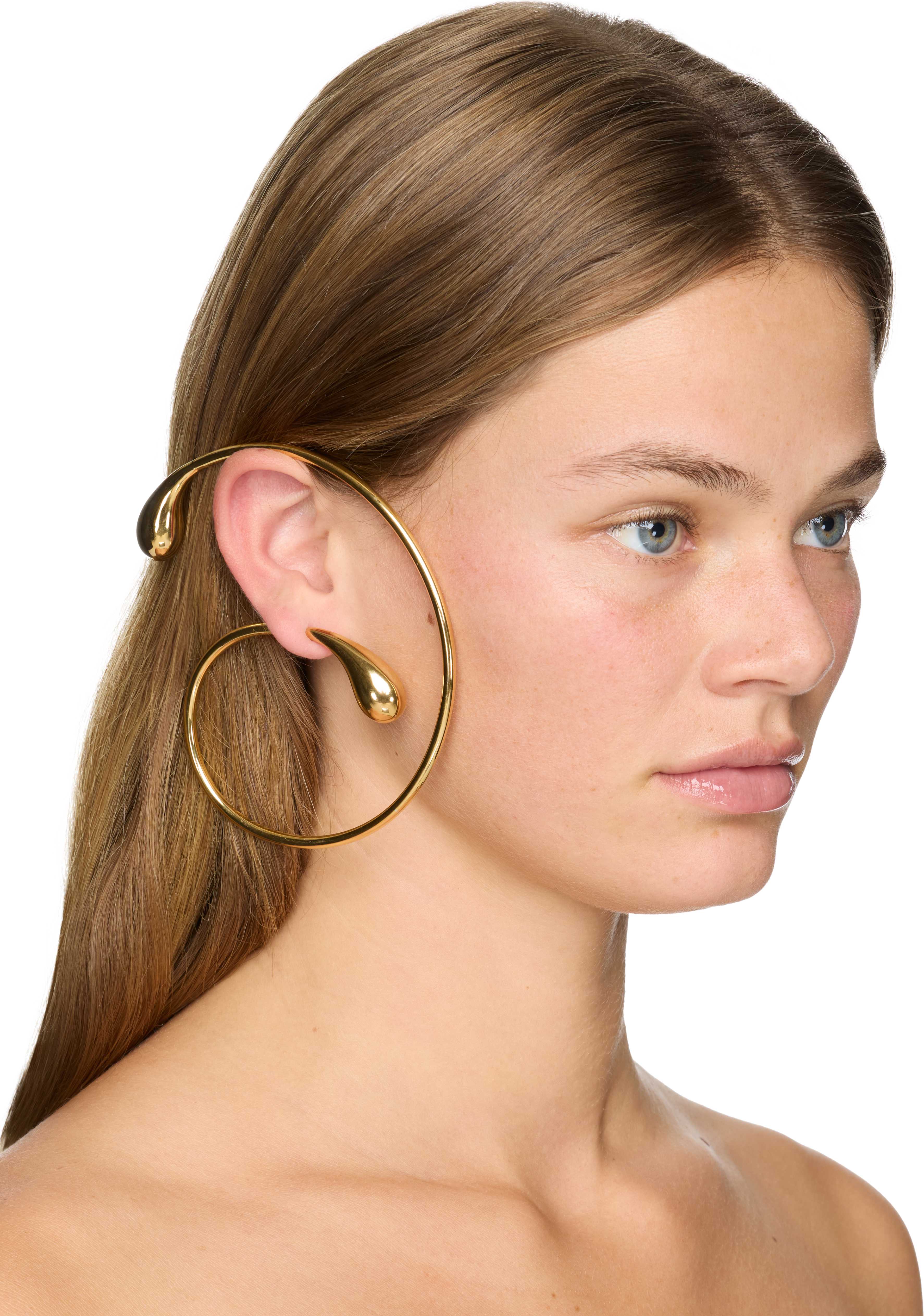 Hugo Kreit Pistil Mega Hoop Earrings