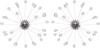 Hugo Kreit Crystal Ball Earrings