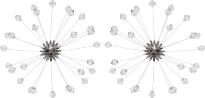 Hugo Kreit Crystal Ball Earrings