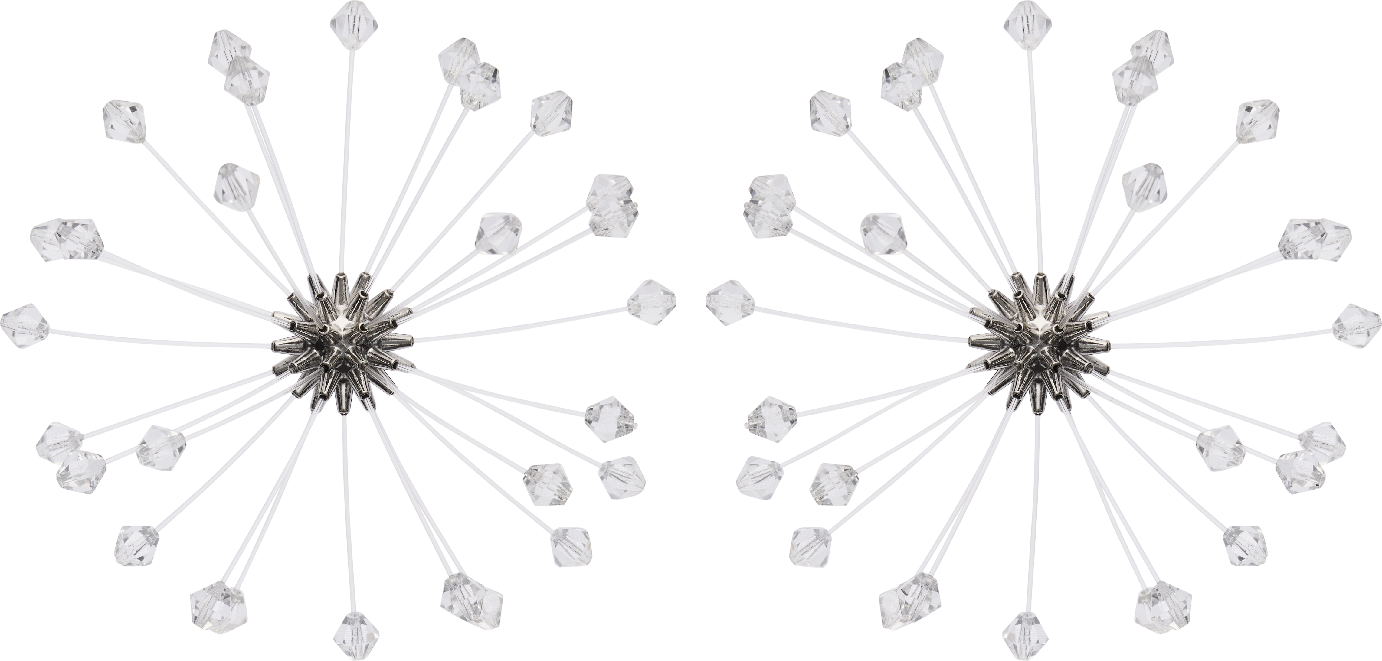 Hugo Kreit Crystal Ball Earrings