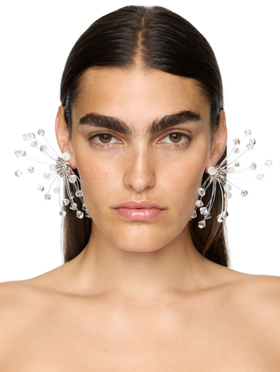 Hugo Kreit Crystal Ball Earrings