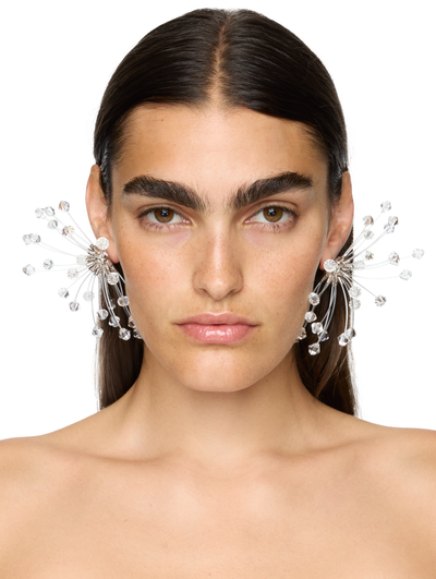 Hugo Kreit Crystal Ball Earrings