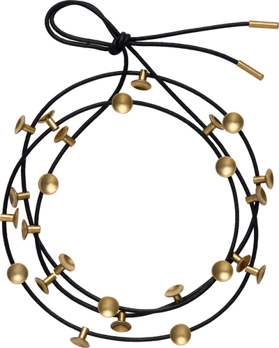Hugo Kreit Stud Lacet Necklace