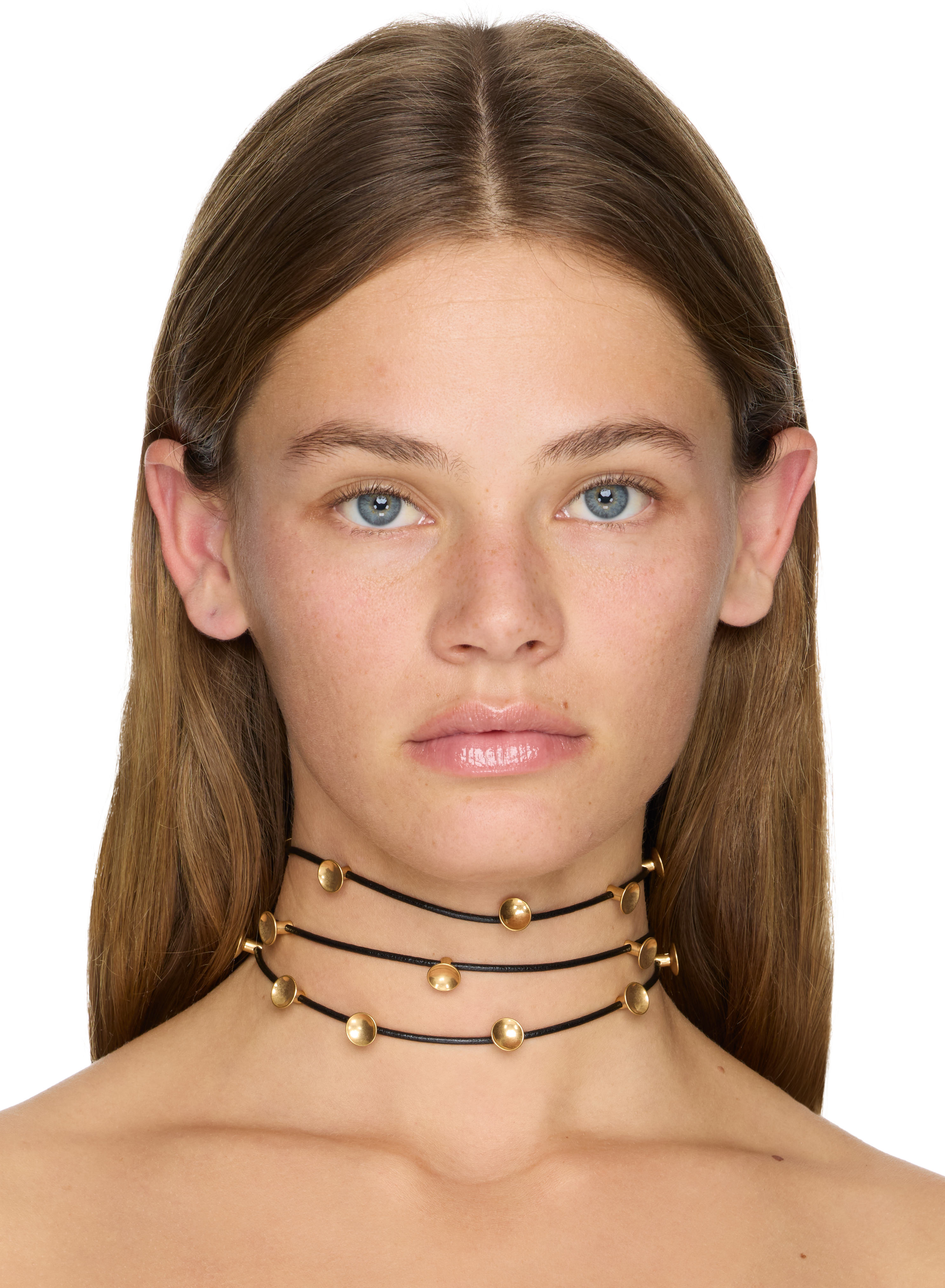Hugo Kreit Stud Lacet Necklace