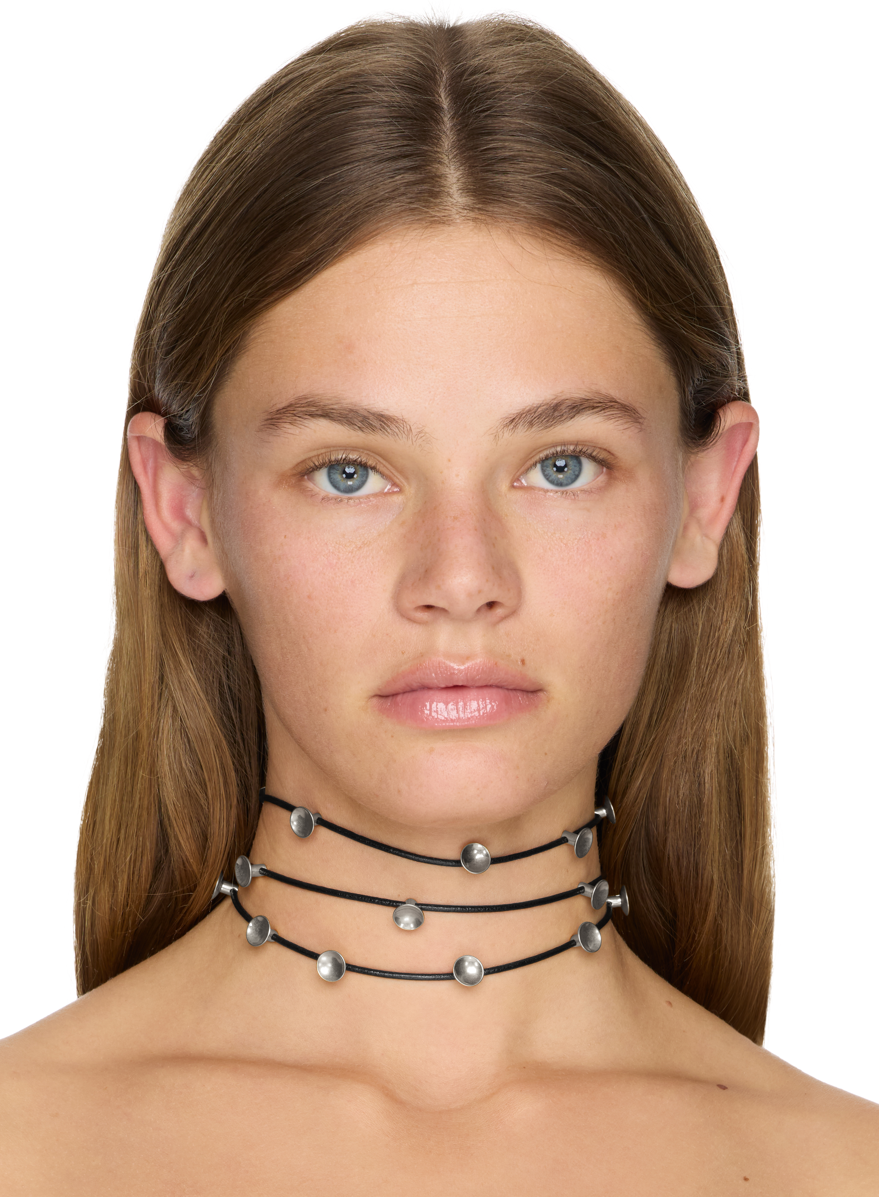 Hugo Kreit Stud Lacet Necklace