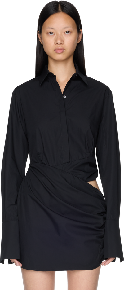 Nensi Dojaka Asymmetrical Draped Shirt