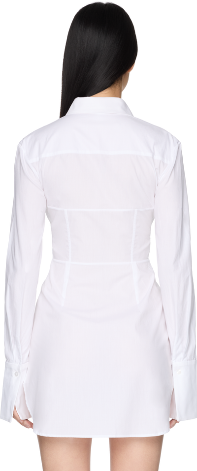 Nensi Dojaka Cup-Detailed Hybrid Cotton Shirt