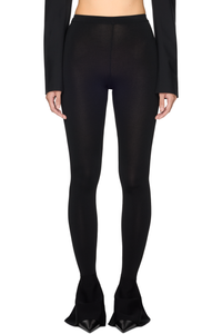 Picture of Fitted Flared Cuff Legging Pants