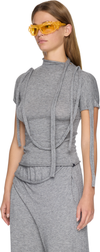Ottolinger Strap Knit T-Shirt