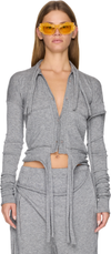 Ottolinger Strappy Knit Cardigan Sweater