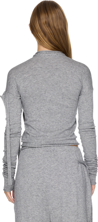 Ottolinger Strappy Knit Cardigan Sweater