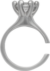 D'Heygere Solitaire Ear Cuff Earrings