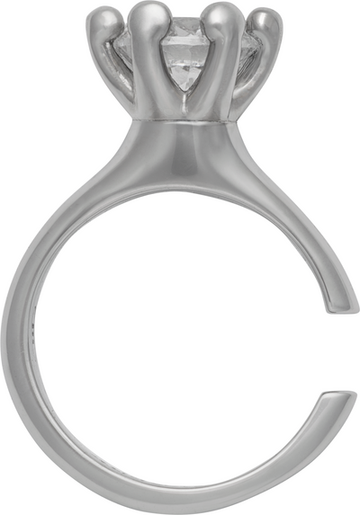 D'Heygere Solitaire Ear Cuff Earrings