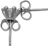 D'Heygere Double Solitaire Stud Earrings
