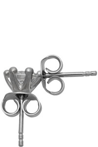 Picture of Double Solitaire Stud Earrings