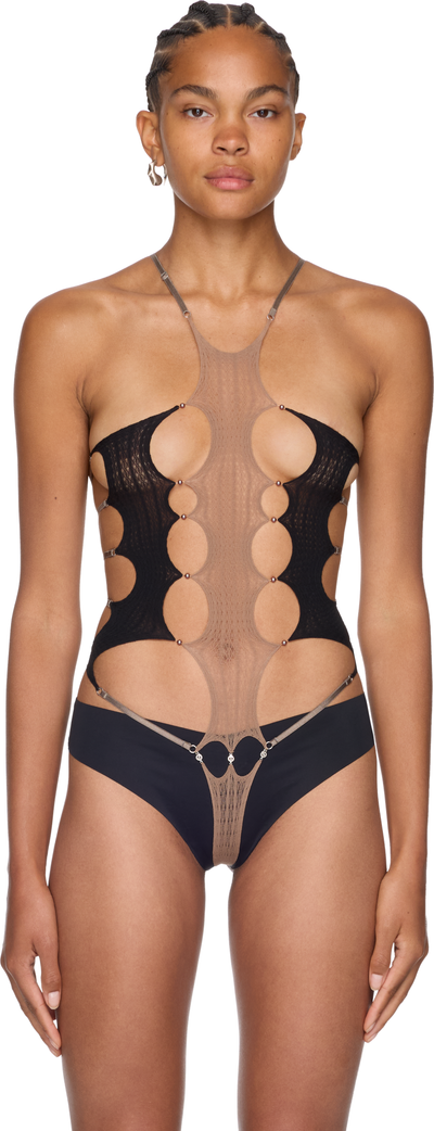 RUIbuilt Sheer String Bodysuit