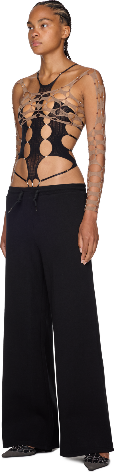 RUIbuilt Sheer String Bodysuit